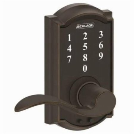 SCHLAGE LOCK AB Cyl DeadboltLever FE695VCAMXACC716